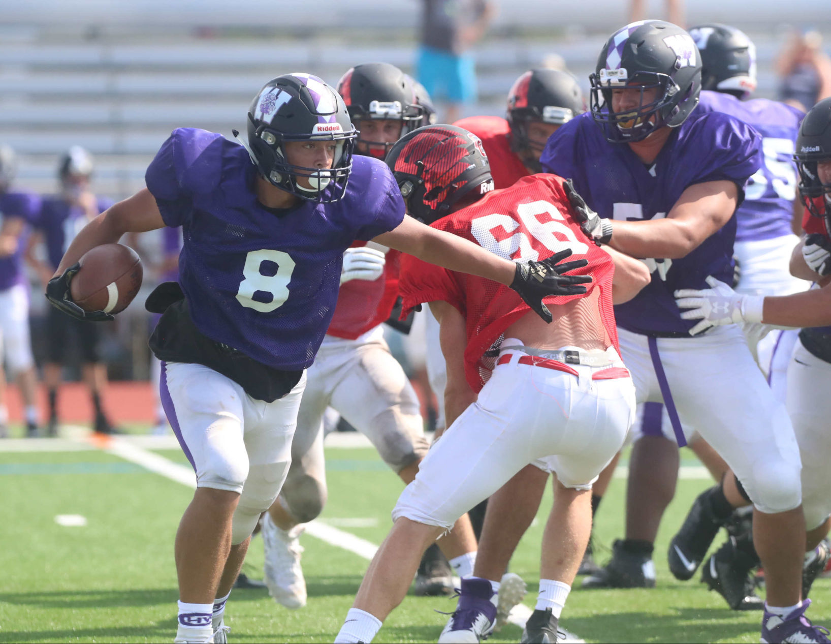 Ocean City Football scrimmage